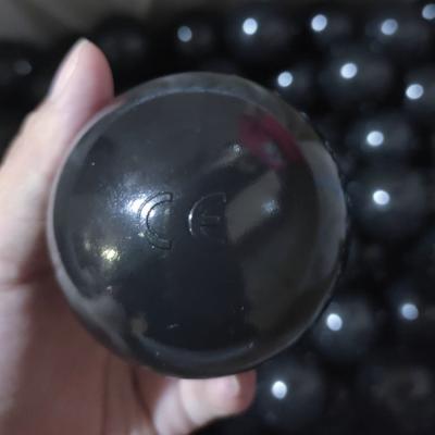 China Toy Black Pit Balls Inflatable Phthalate BPA Free Free 8cm Pit Balls Black Pit Balls for sale