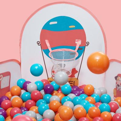 China Soft Play Toy 6cm 7cm 8cm Plastic Non Phthalate and BPA Free Ocean Balls PVC Inflatable Kids Adult Ball Pitches PVC Ocean Balls for sale