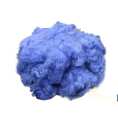 中国 Polyester Recycled Staple Polyester Fibre Fill For Pillows 15D 64MM 販売のため