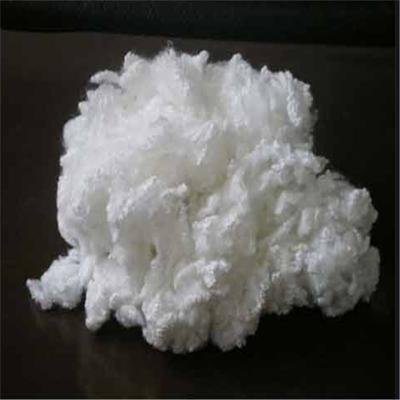 China 64mm HCS HC White AA Grade Polyester Staple Fiber For Filling Pillow for sale