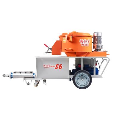 China Construction Putty Hopper Wall Mortar Spray Concrete Plastering Spray Machine for sale