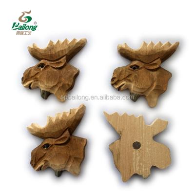 China Animal Ready To Ship Factory Direct Animal Key Souvenir Wooden Fridge Magnet for sale