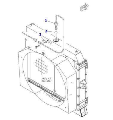 China HD465-7 KMSU Truck Parts HD465-7 Coolant Level Sensor 7861-93-4520 for sale