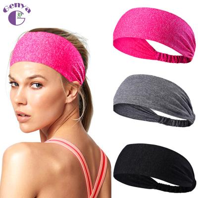 China Fashion Genya Hot Sale Men And Women Fitness Running Yoga Breathable Sweat Bands for sale