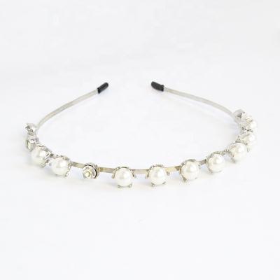 China Unique Genya Metal Bead Headband With Diamonds Combine Headbands Silver&Golden Hair Bands for sale