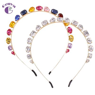 China Fashion Genya New Arrival Crystal Headband Women Headbands Rhinestone Headbands For Girl for sale