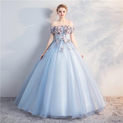 China Anti-static Colorful Gauze Evening Dress Tutu Lace Bodice One Shoulder A Line Plus Big Size Women Wedding Dresses for sale