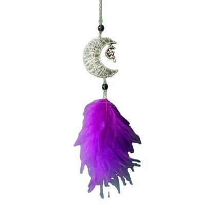 China EN004 Feng Shui handmade home decoration mini dream catcher for car hanging for sale