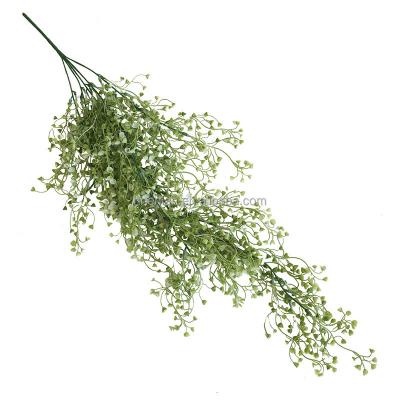 China decorative flowers & EN094 Hanging Garlands Amazon Seashell Artificial Grass Greenery Faux Plant Hanging Vine Plants in Frosted Greenery for sale