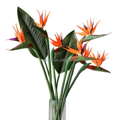 China decorative flowers & EN070 Factory Wholesale Price Colorful Home Decoration Artificial Bird Of Paradise Flower Garlands for sale