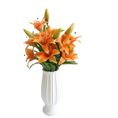 China decorative flowers & Braids High Quality Home Decor Flower Lily EN107 Artificial Flowers for sale