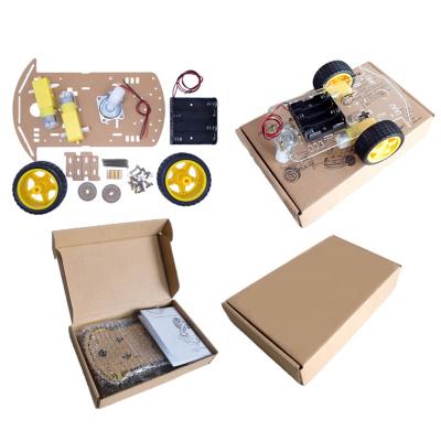 China DIY TOY 2 Wheels DIY Car 2WD Smart Robot Car Chassis Kit for sale