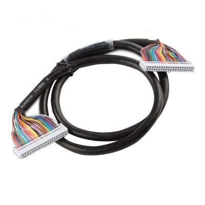 China COMPUTER PLC Module Cable IDC Breakout Board Extension Data Cable Round Cables Female To Female Variable Cable Length for sale