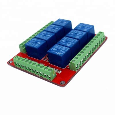 China Sealed Standard 8 Channel Relay Control Module RM8LS 5V 12V 24V Optional Relay Module for sale