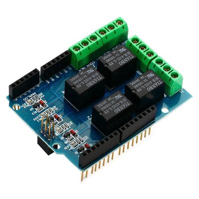 China 5V 4Ch Relay Module Relay Sealed Four Channel Shield for Arduino UNO R3 for sale