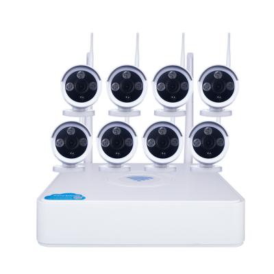 China Human motion tracking night vision surveillance 8ch nvr cctv wifi camera 5mp plastic outdoor wireless cctv nvr system home security camera for sale