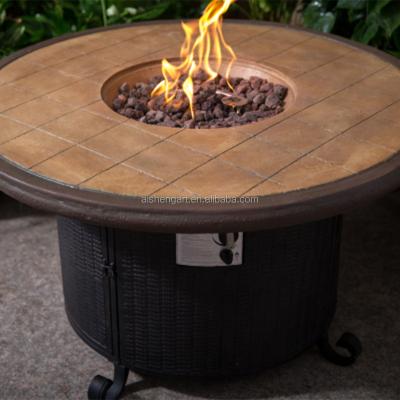 China For Outdoor Use The Only 42 Inch Round Propane Fire Pit Table for sale