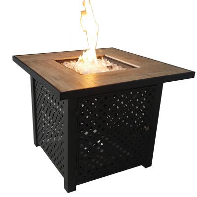 China Antique Decorative Tile Firepit Table For Exterior for sale