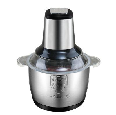 China Household Large Capacity 2 L Stainless Steel Bowl 4 Blades Electric Meat Food Processor Housing Vegetable Cleaver for sale