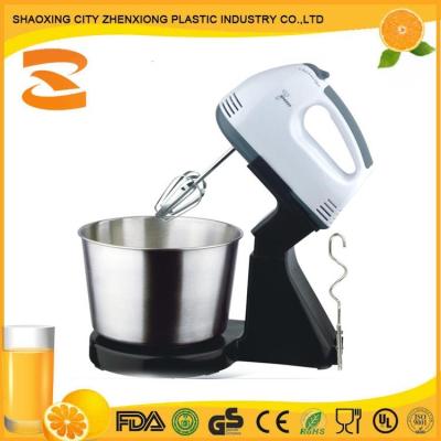 China High quality plastic cetificated beater ejector knob stand hand mixer with rotating bowl for sale