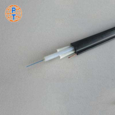 China FTTH FTTB FTTX Network Aston GYFXTBY Flat Cable FTTH Fiber Optic Cable 8 Core Single Mode Single Mode Fiber Optic Cable Indoor Outdoor for sale