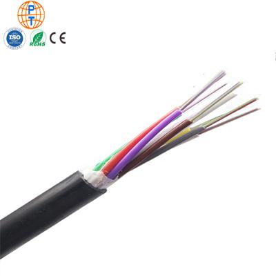 China Outdoor 12 Core 24 Core 48 Core GYFTY All Dielectirc FRP Aerial Outdoor Core Carrier Fiber Optic Cable for sale