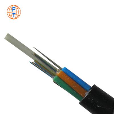 China Outdoror GYFTY FRP 2/4/12/24/48/96 Core Single Mode Fiber Optic Cable For Underground Cable Duct Optical Cable for sale