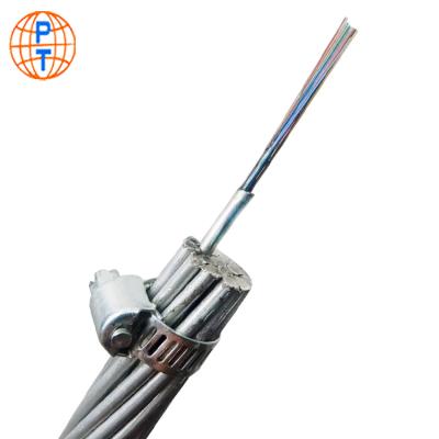 China China Long Distance Communication Manufacturer /LAN Outdoor Communication G652D OPGW Power Cable Outdoor Single Mode OPGW 6/12/24/48/96 Core Fiber Optic Cable for sale