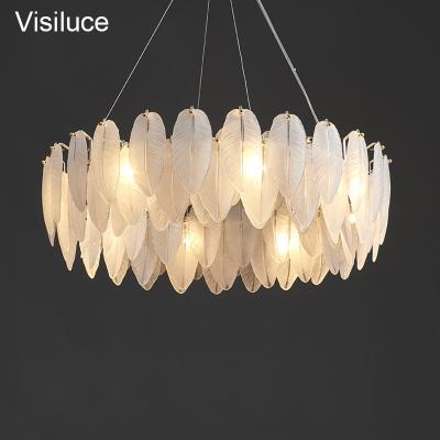 China New Design Modern Glass Pendant Lamp Luxury Modern Hotel Living Room Contemporary Contemporary Chandelier for sale