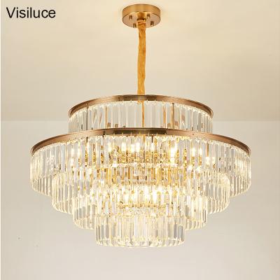 China Best Selling Modern Customized Large Modern Chandeliers and Hotel Pendant Lights Crystal Luxury Chandelier Living Room Decor for sale