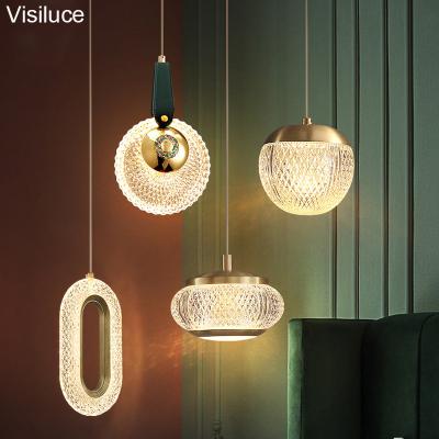 China Modern Contemporary Design Style Home Decoration Lighting Fixture Modern Acrylic Led Pendant Lamp Luxury Pendant Light for sale