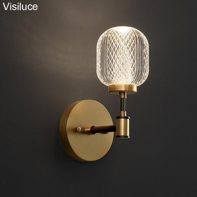 China Modern hot sale new design contemporary wall light with acrylic lampshade modern wall lamp for indoor use for sale