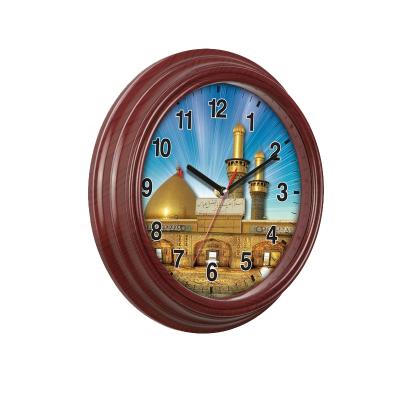 China GIVE INSTRUCTIONS 12 Inch Azan Clock Prayer Religious Muslim Wall Clock For Home Decoration for sale