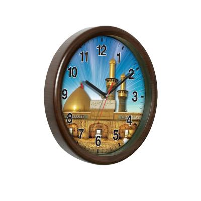 China Children 12 Inch Vintage Style Azan Clock Prayer Religious Muslim Wall Clock For Home Decoration for sale