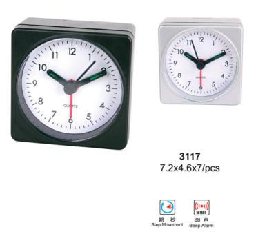 China Funny Cartoon Alarm Clock Mini Promotional Desk Table Clock for sale