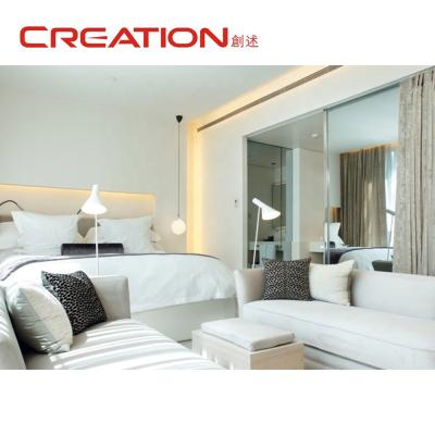 China Modern Modern Hotel Bedroom Furniture Wooden Morden 5 Star Custom Panel for sale