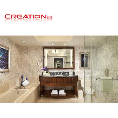 China Good quality best price modern hotel customized furniture bathroom best vantiy for sale