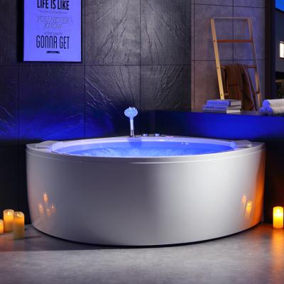 China Spa Freestanding Acrylic Material Hydraulic Whirlpool Massage Indoor Portable Bathtub for sale