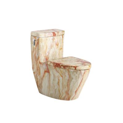 China High Quality Sanitary Ware Ceramics Cabinet Automatic Operation Bathroom Marble Toilet With Marble Toilet Seat for sale