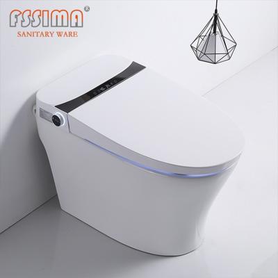 China New Smart Modern Auto Operation Toilet Automatic One Piece Bidet Electric Toilet for sale