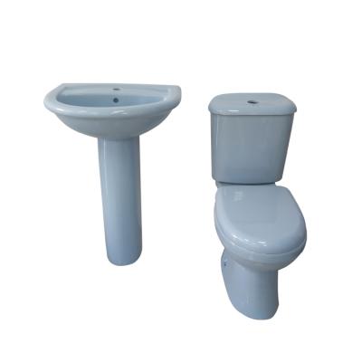 China Automatic Operation Chinese Ceramic Bathroom Sanitary Ware Tolet/Wash Down Two Pieces Economic Ceramic Toilet Cheap WC WC for sale