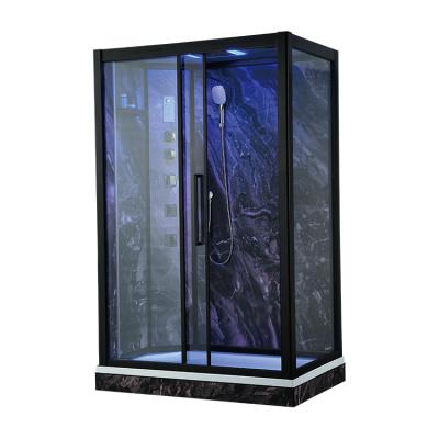 China Intelligent Computer Control System Acrylic Outside Shower Wet Steam Bath With Massage/Saturated Steam Shower Cabin Home Steam Sauna For Sale for sale