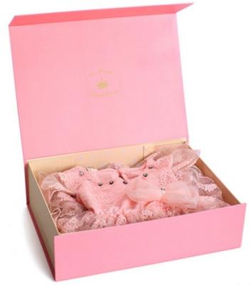 China Recyclable Pink Magnet Cardboard Gift Box And Hard Paper Gift Box for sale