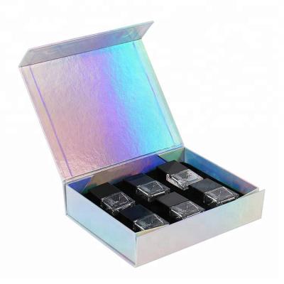 China Book Shape Handmade Luxury Cosmetic Packaging Box For Nail Polish for sale