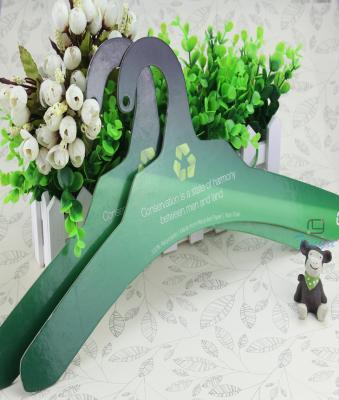 China Volume Printed Luxury Hangers Recycled Dry Cleaning Hanger for sale