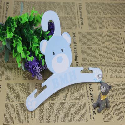 China Recycled Material Cartoon Printed Mini Baby Pants Doll Hangers for sale