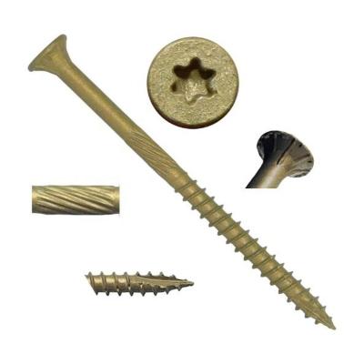 China Double Flat Rig Screws Trox Double Flat Head & 6nibs & Type17 & Yellow Wire Ruspert Salt Spray Fast: 1000hours for sale