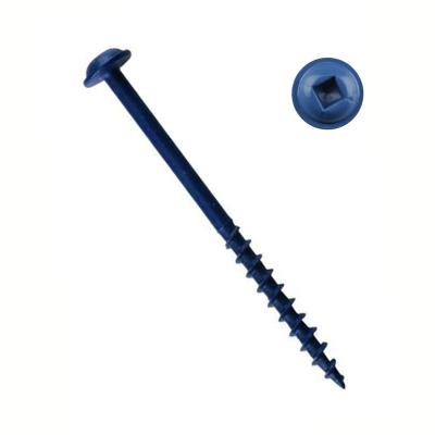 China Modified Truss Rig Screws Modified Truss Square Head Blue Ruspert Salt Spray: 1000hours for sale