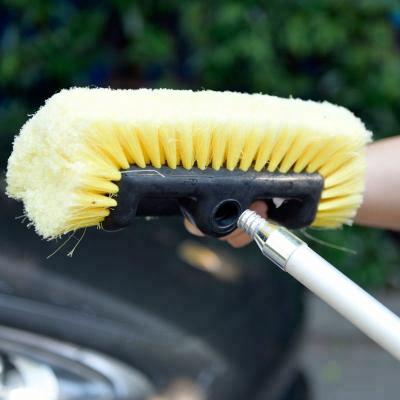 China High Efficiency 25CM Heavy Duty Dust Truck Wash Flow-thru Level Quad Brush Head for sale