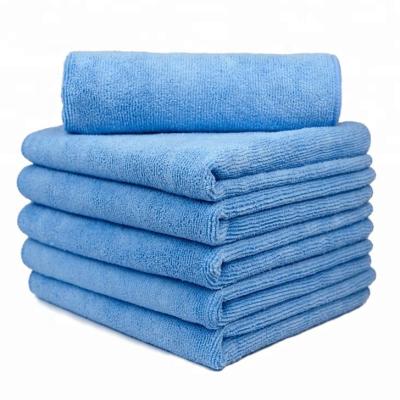 China Microfiber 380gsm Towel Sustainable Cleaning Cloth 40x40 Auto Car Drying Towel Cleaning Cloth Microfiber Hand Towels For Car Washing for sale